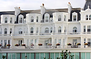 Seaside Victorian building in Eastbourne England.