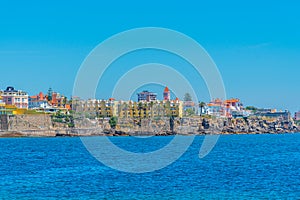 Seaside view of Estoril in Portugal