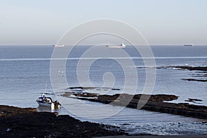 Seaside view of Margate in England photo