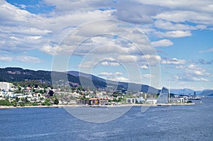 Seaside view of Molde, Norway