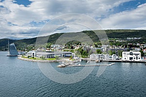 Seaside view of Molde, Norway