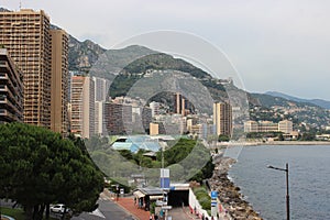 Seaside view of Monaco Monte-Carlo photo