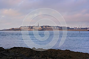 Seaside view of Saint Malo