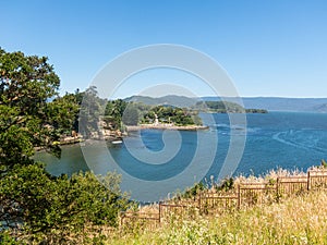 Seaside view in the Spanish fortress in Niebla, Valdivia, Patagonia, Chile photo