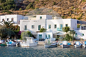 The seaside village of Panteli in Leros island, Greece