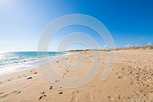 Seaside of Zahora Beach in Cadiz photo