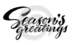 Season's greatings, vector illustration for christmas holiday.