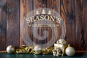 Season`s Greetings card
