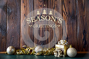 Season`s Greetings card photo