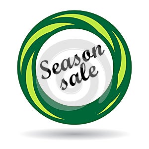 Season sale colorful icon