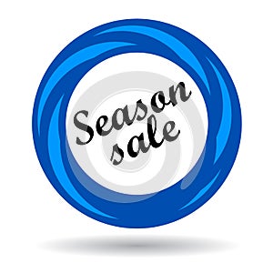 Season sale colorful icon