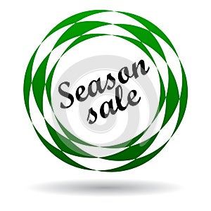 Season sale colorful icon