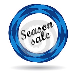 Season sale colorful icon