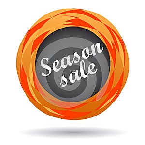 Season sale colorful icon