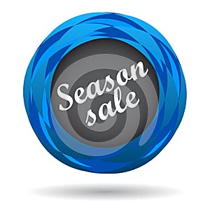 Season sale colorful icon