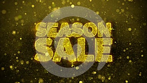 Season Sale Wishes Greetings card, Invitation, Celebration Firework