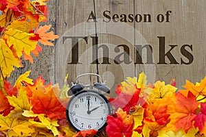 A Season of Thanks