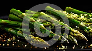 seasonal delicious asparagus green