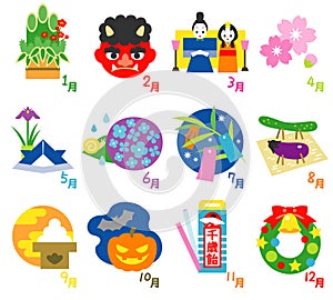 Seasonal events calendar in Japan 3