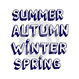 Seasonal fonts