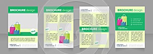 Seasonal products special deals blank brochure design