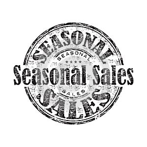 Seasonal sales rubber stamp