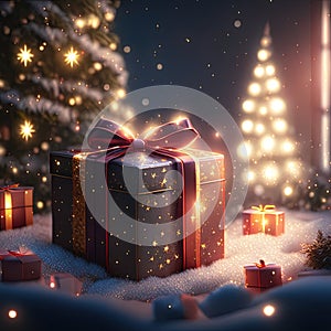 Seasonal Splendor: Elevate Your Christmas with Gifts and Decorations AI Generative By Christmas ai