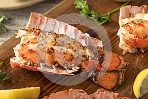 Seasoned Baked Lobster Tails