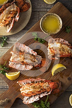 Seasoned Baked Lobster Tails