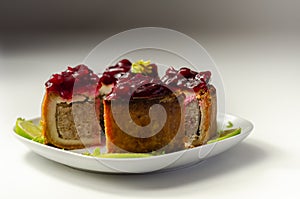 Seasoned British pork, wrapped in crisp, flavoursome pastry served with  beetroot and orange chutney on top