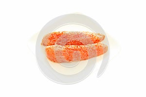 Seasoned cod roe