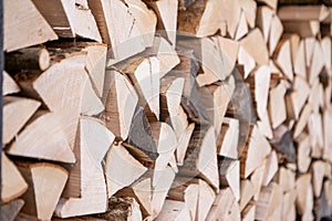 Seasoned logs for woodburner or stove