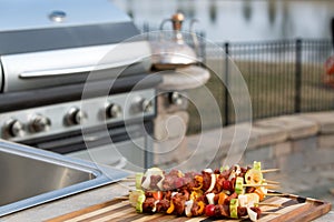 Skewrs and Barbecue photo