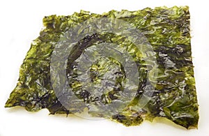 Seasoned nori seaweed photo