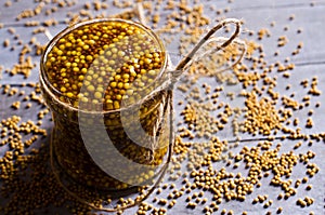 Seasoning from mustard seeds