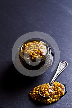 Seasoning from mustard seeds