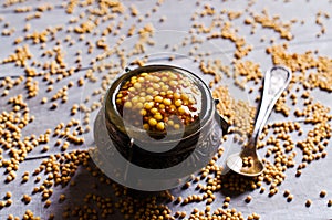 Seasoning from mustard seeds