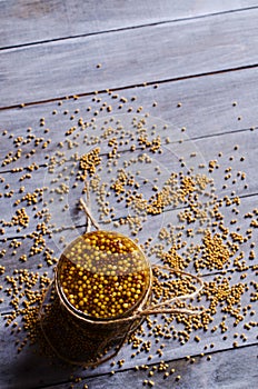 Seasoning from mustard seeds