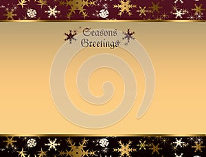 Seasons greetings background