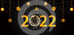 Seasons greetings background for Happy New Year 2022