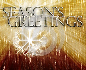 Seasons Greetings concept background