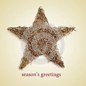 Seasons greetings