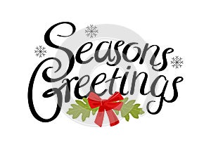 Seasons Greetings Text