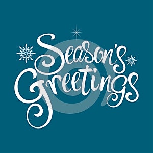 Seasons Greetings Text