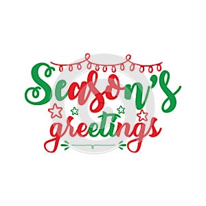 Seasons greetings typography t shirt design, marry christmas typhography Vol 3