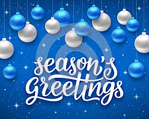 Seasons greetings. Vector background for holidays