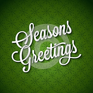 Seasons Greetings Vintage Background