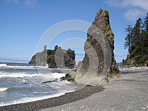 Seastacks at Ruby Beach