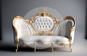 Seat in baroque style