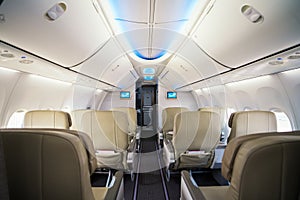 Seat of business class in airlpane